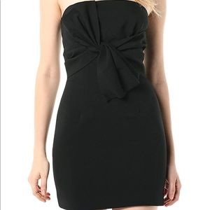 Likely Black Mini Cocktail Dress Bow Detail